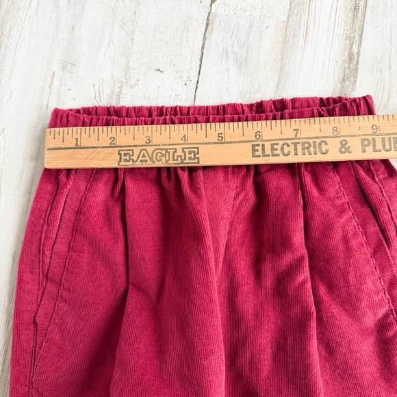 NWT Petits Vilains Frederique Corduroy Pants 18-24M Burgundy Red - Picture 6 of 13